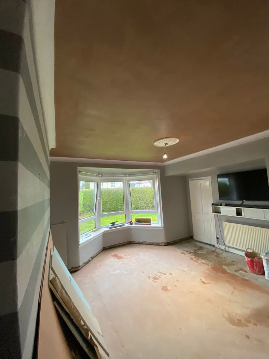 AJS Plastering completed room project