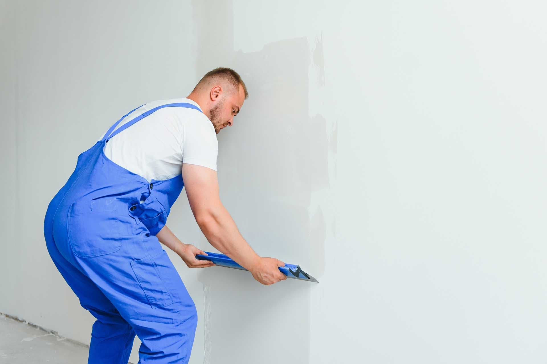 plastering